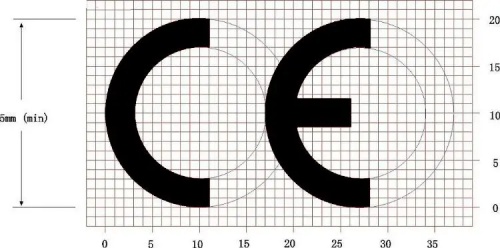 CE认证标志标准大小